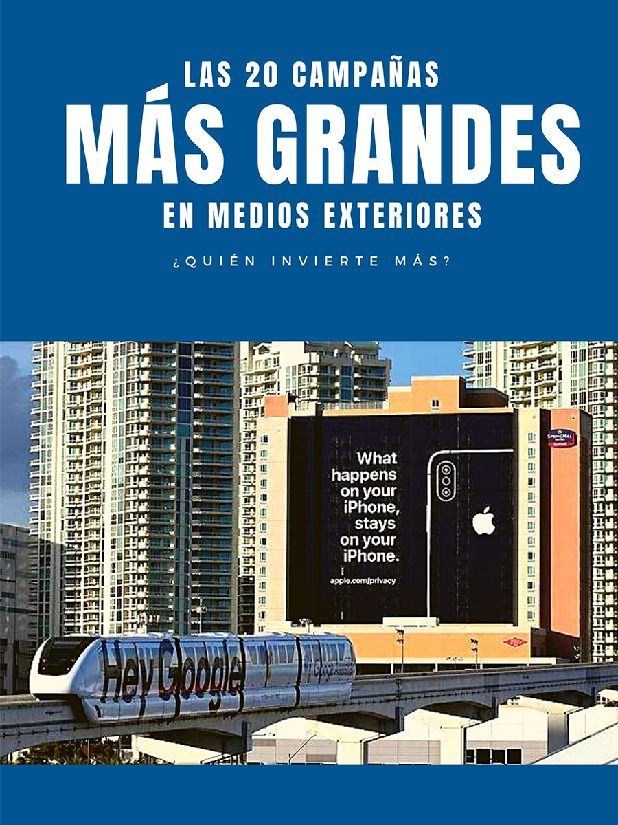 El informe de MegaBrands, publicado a trav és de la OAAA revisa los 100 anunciantes con más inversi ón en Publicidad Exterior.